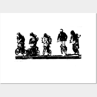 bmx race Posters and Art